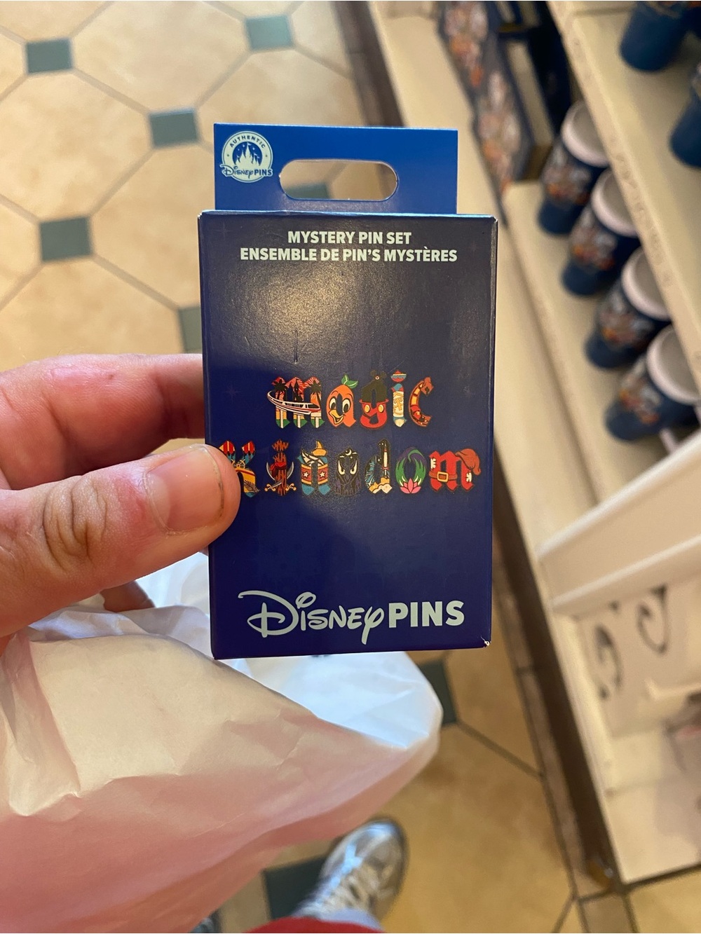 2026 WDW Walt Disney World Parks MAGIC KINGDOM Mystery Pin Box SEALED 2 Pins Per